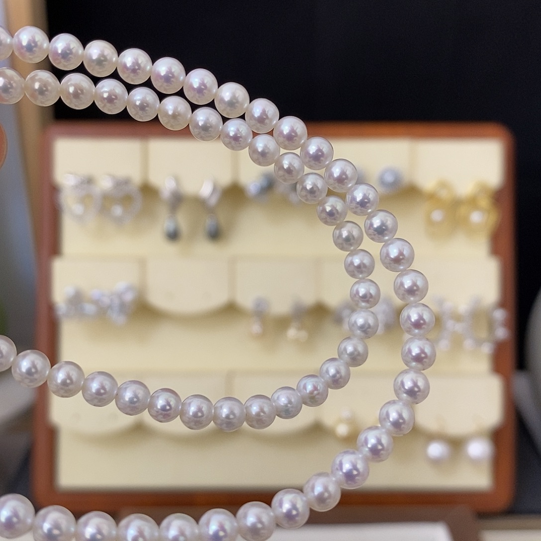 淡水珍珠银S925镶嵌颈饰