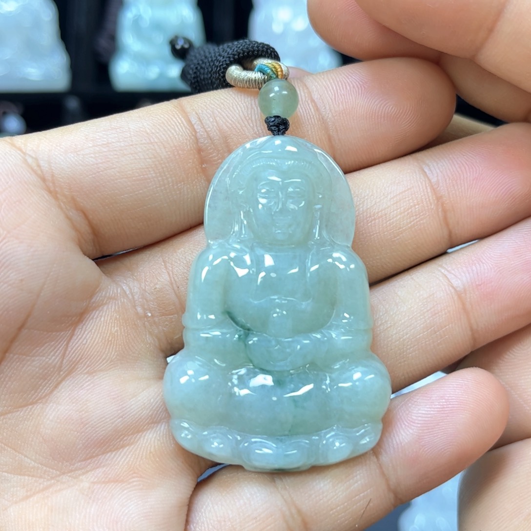 翡翠未镶嵌颈饰缅甸天然翡翠