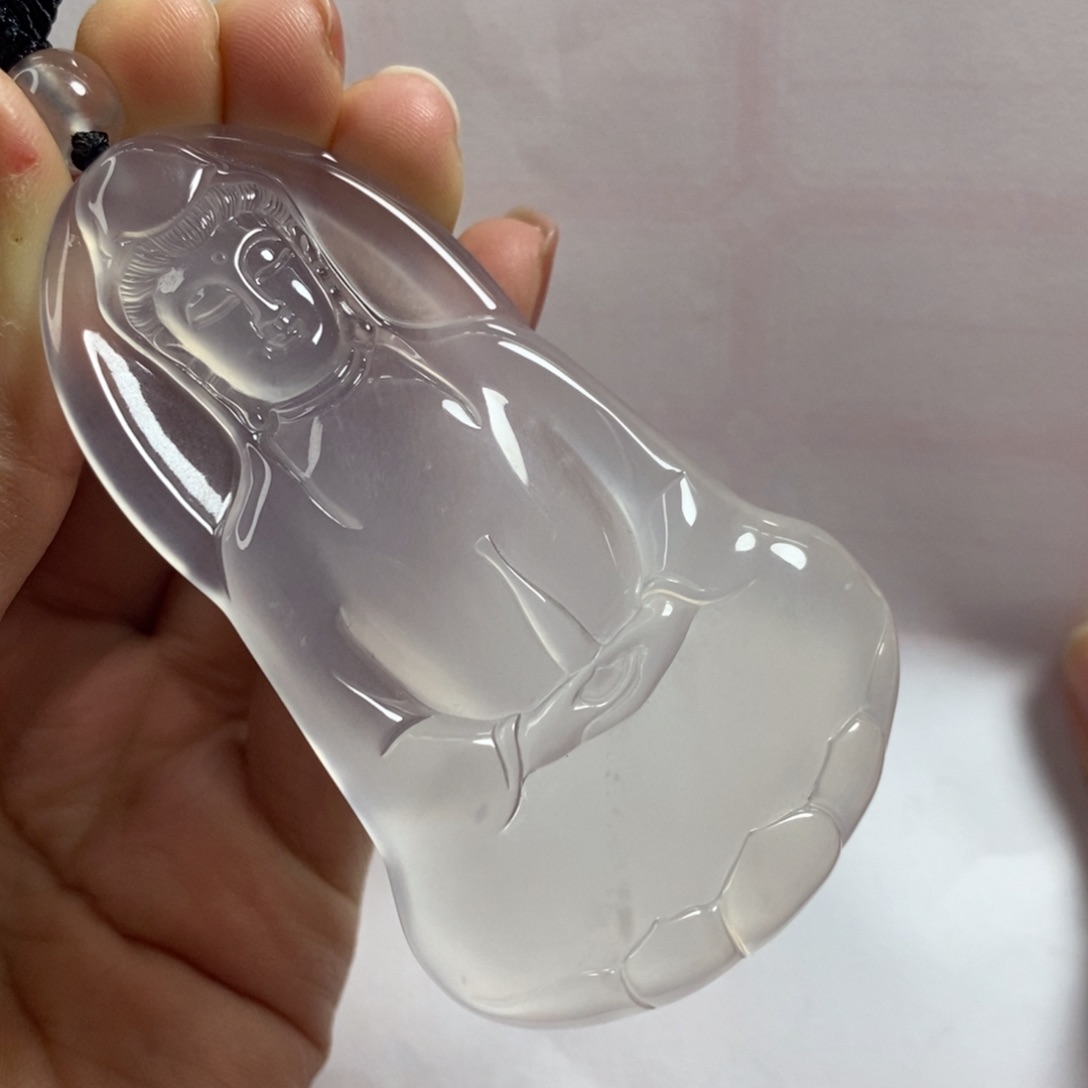 石英质玉素衣观音未镶嵌闲*