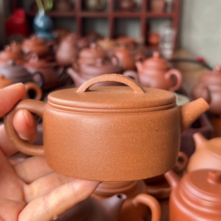 茶壶紫砂降坡汉瓦200cc