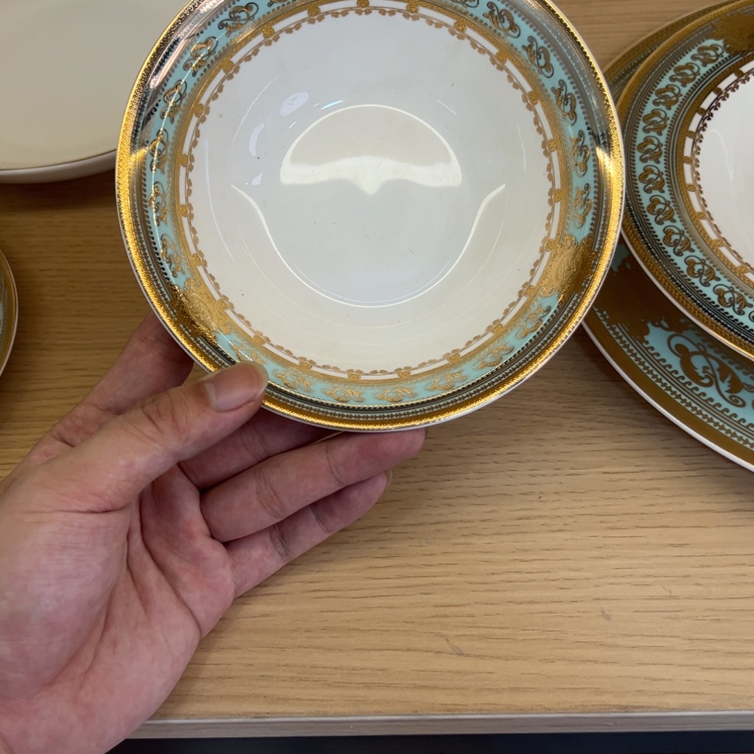 瓷片6寸水果碗两个一单