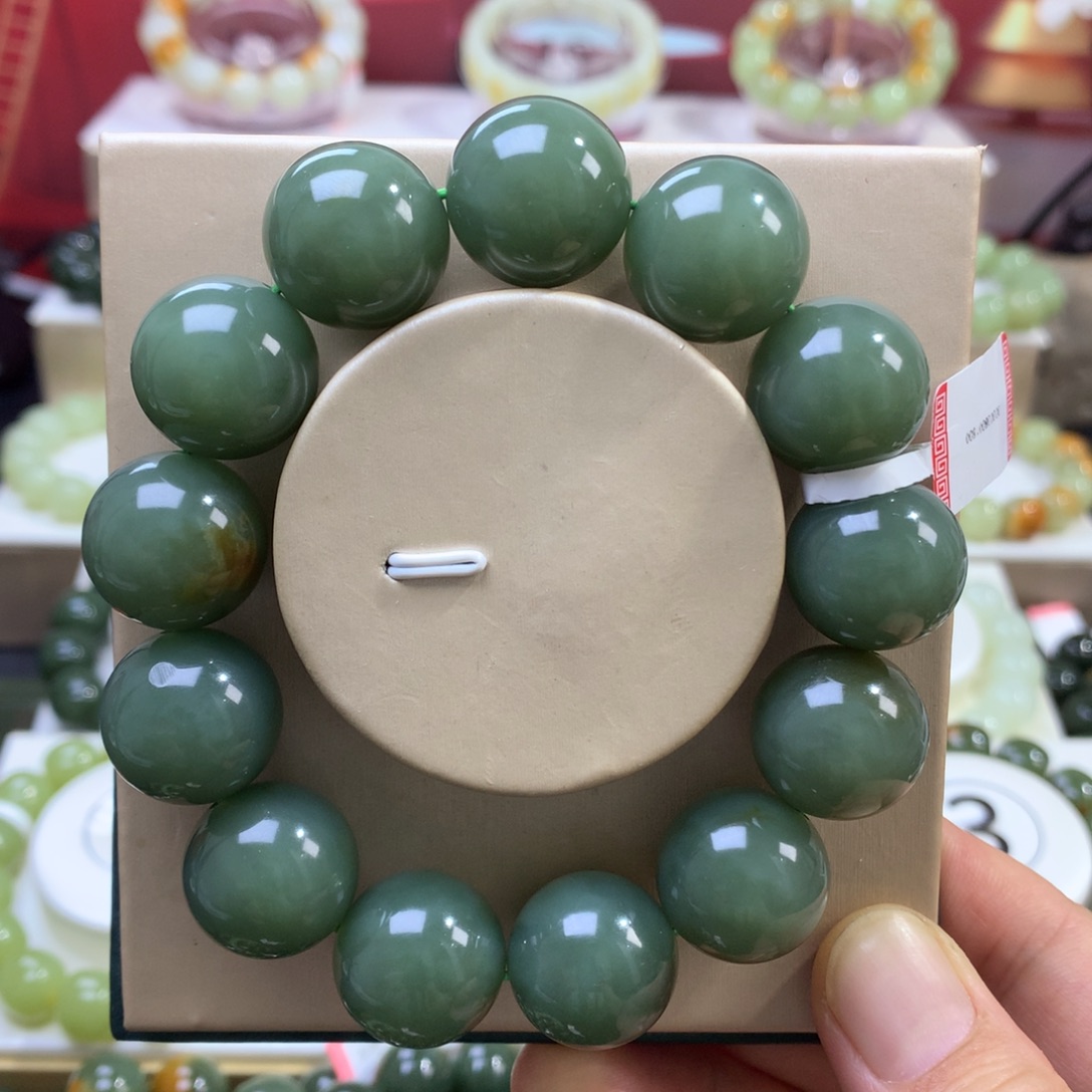 和田玉未镶嵌手链