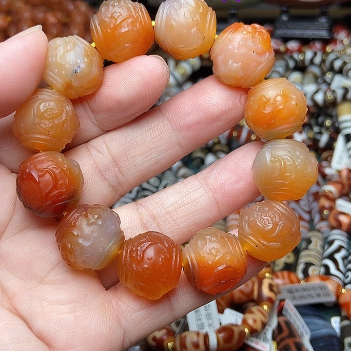 玛瑙/玉髓未镶嵌手链