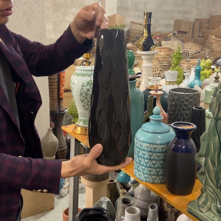 瓶高度36厘米口径6厘米微瑕捡漏