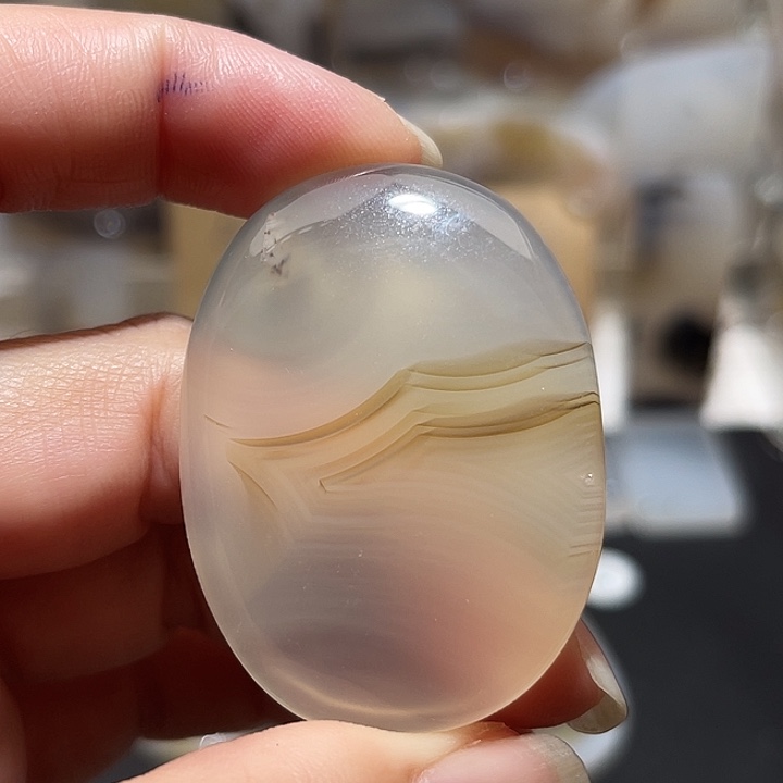 玛瑙/玉髓玉牌未镶嵌
