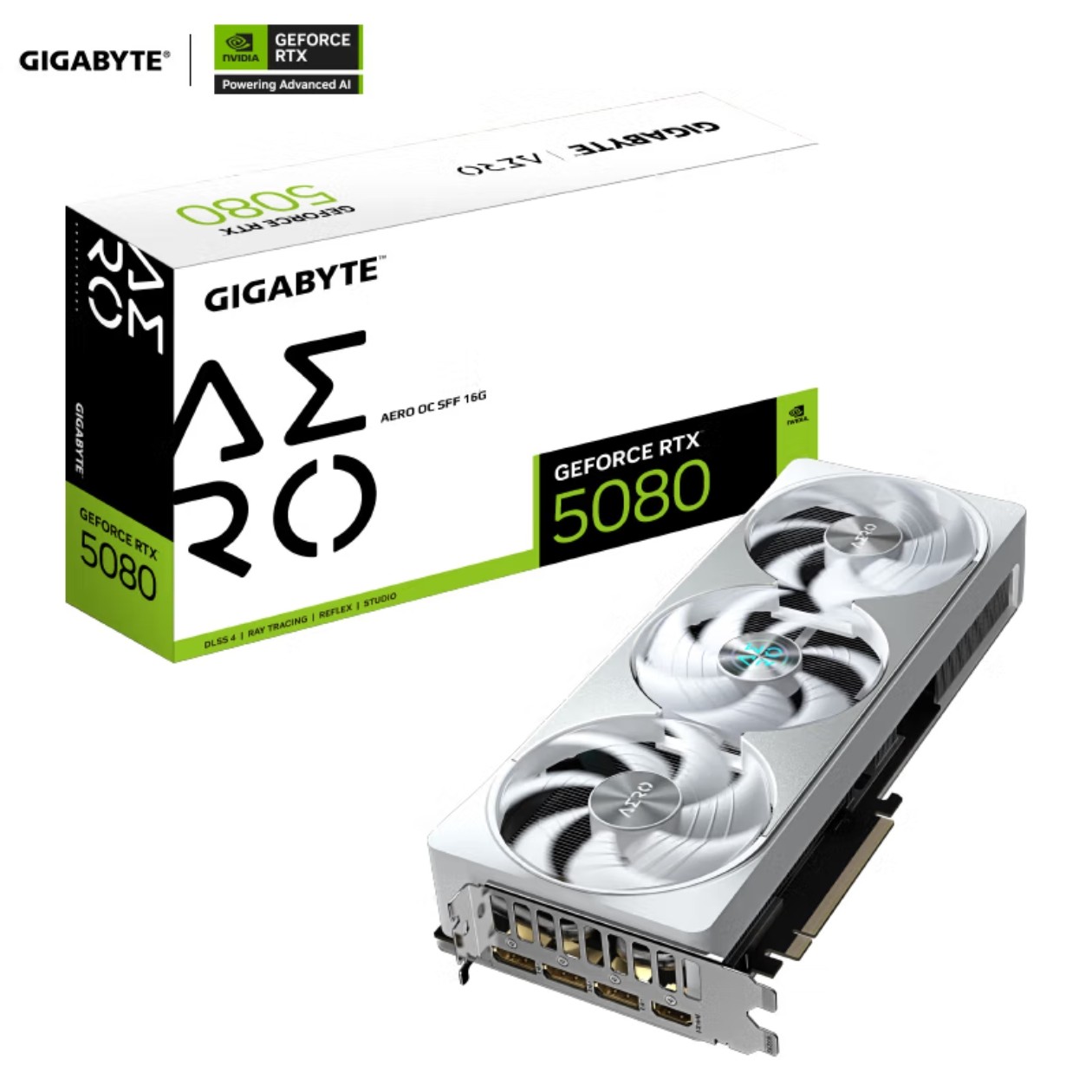 技嘉 雪鹰 GeForce RTX 5080AERO OC SFF 16G DLSS4 全新国行正品