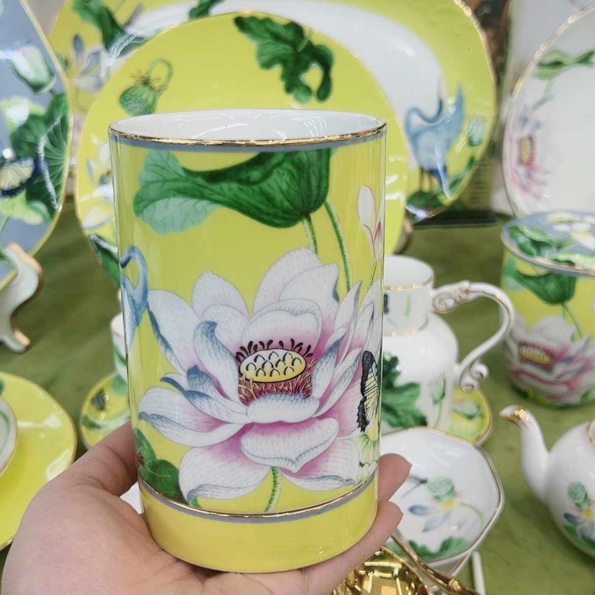 【闪购商品】骨瓷筷子筒