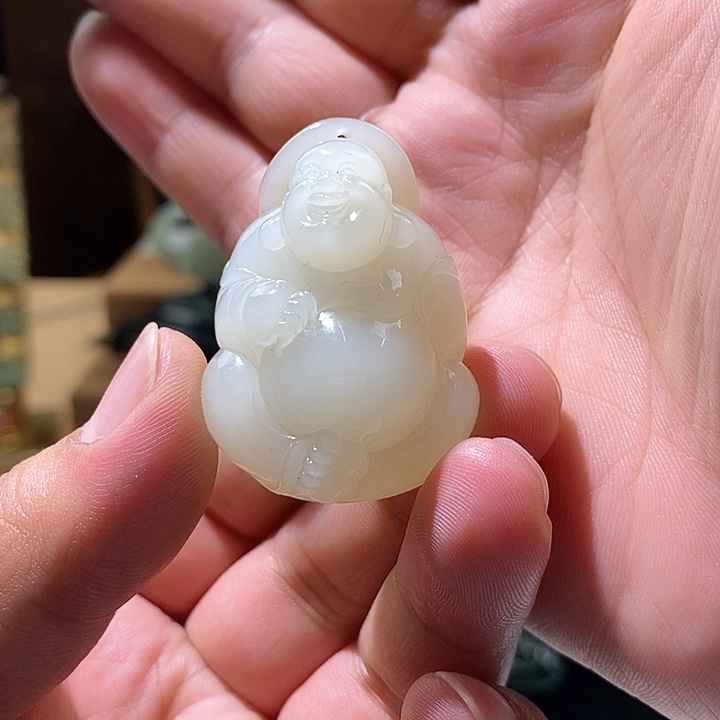 和田玉（糖玉）颈饰未镶嵌