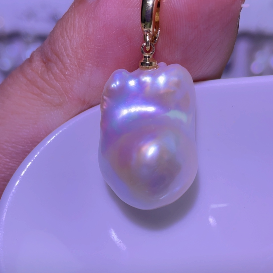 未镶嵌天然淡水珍珠吊坠淡水珍珠