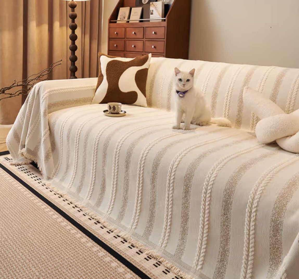 2025超厚沙发巾盖布织暮防滑防尘现代简约沙发巾全盖套罩