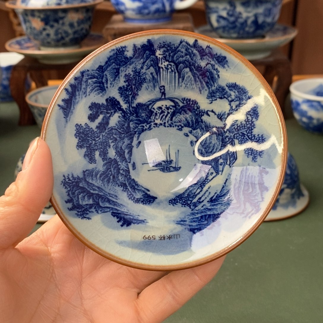 杯幸*景德镇陶瓷手工手绘