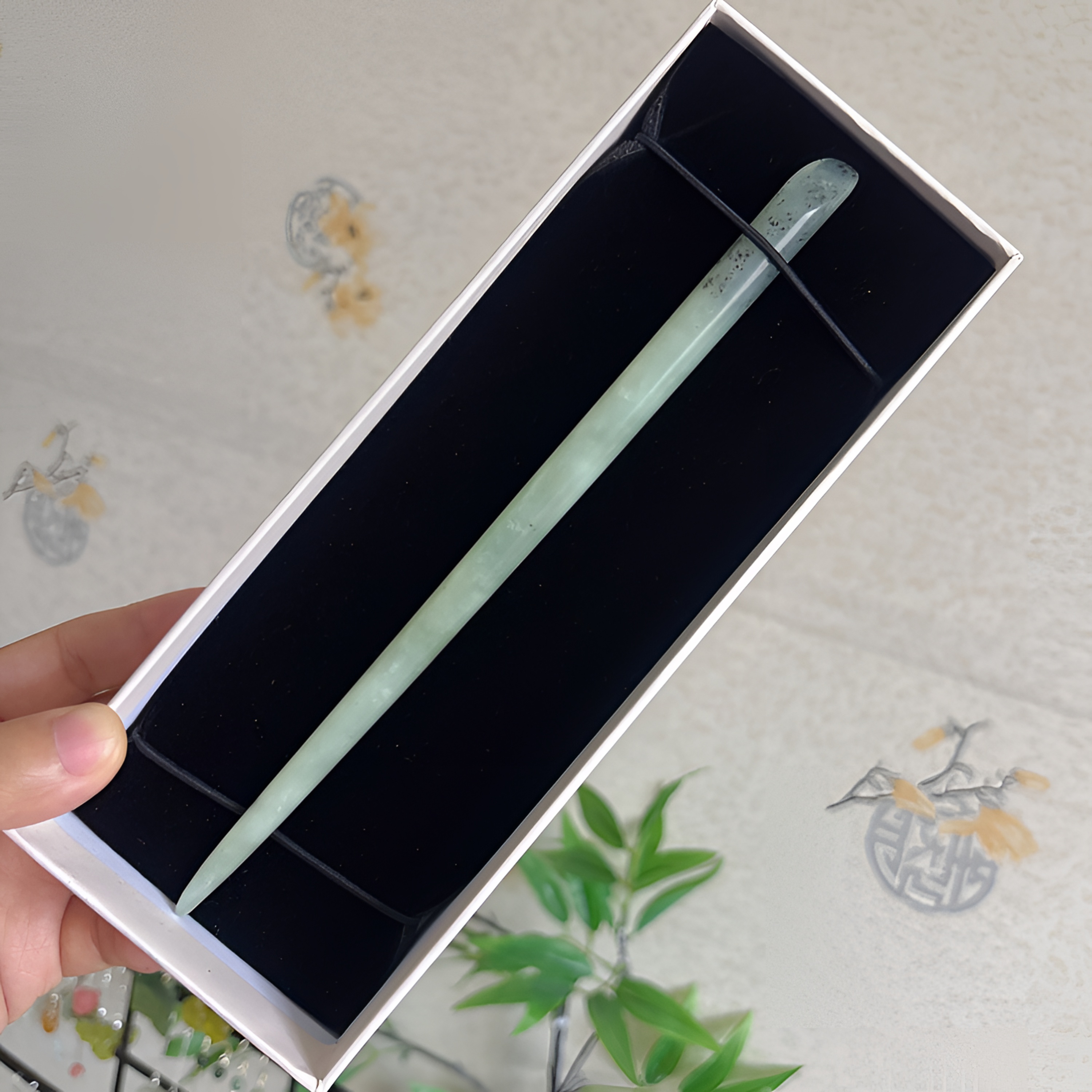 岫玉精美发簪 粉丝专属盒子链接  ！其他勿拍！（不是素杆）