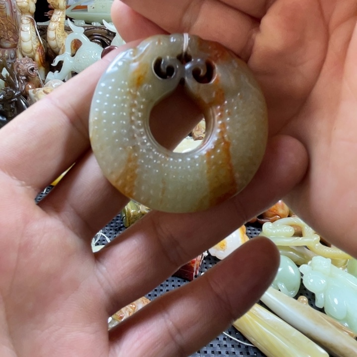 和田玉把件未镶嵌元**真