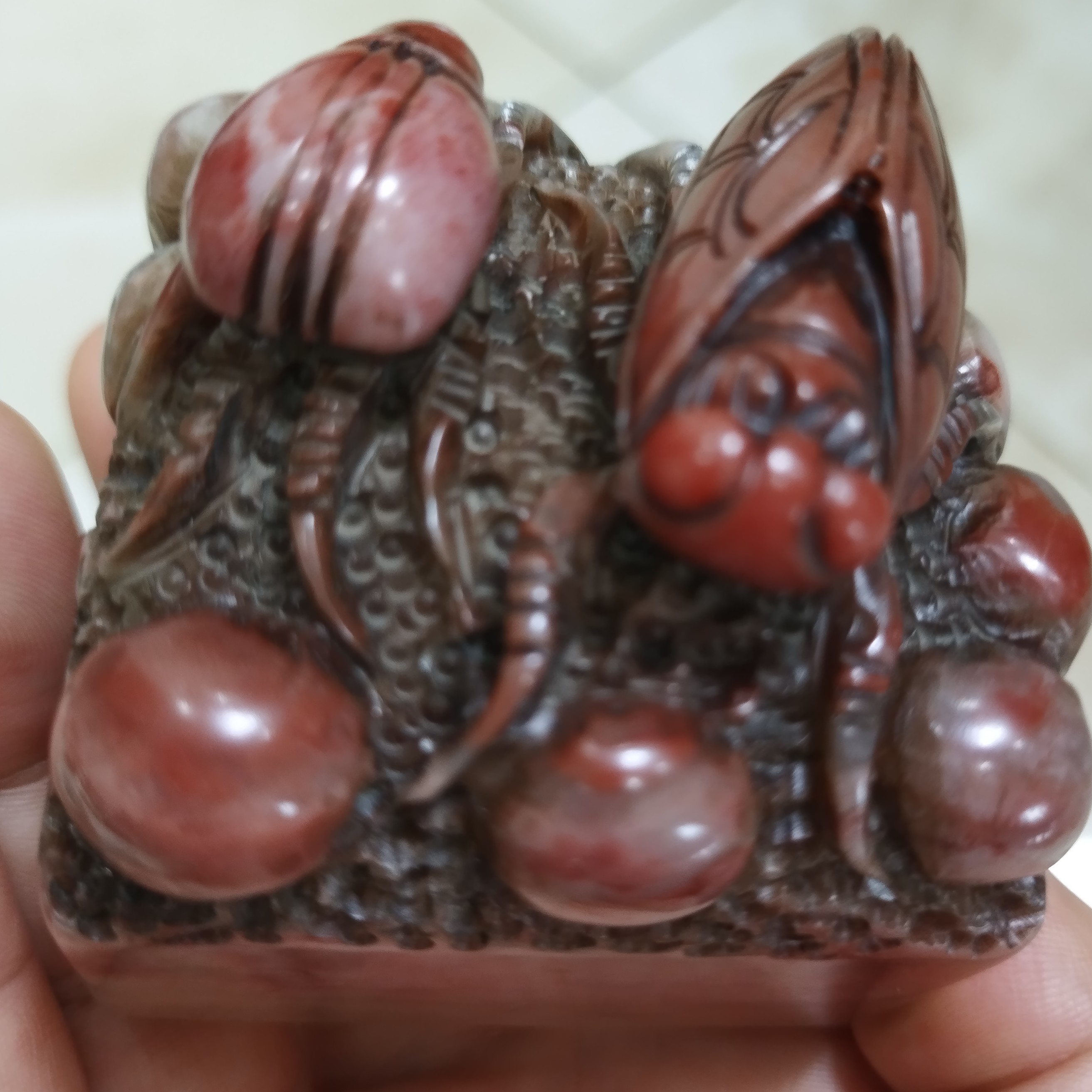 寿山石工艺品印章包邮