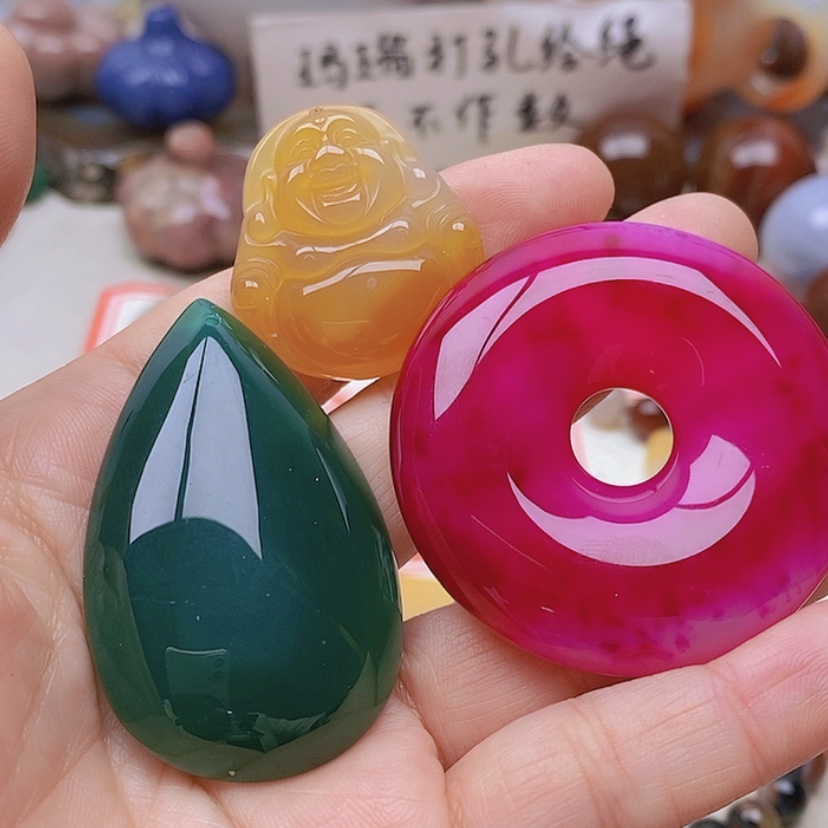 【闪购商品】未镶嵌玛瑙/玉髓珠宝半成品M**h