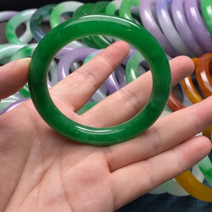 张***瑜仿水晶非金属高端手镯12