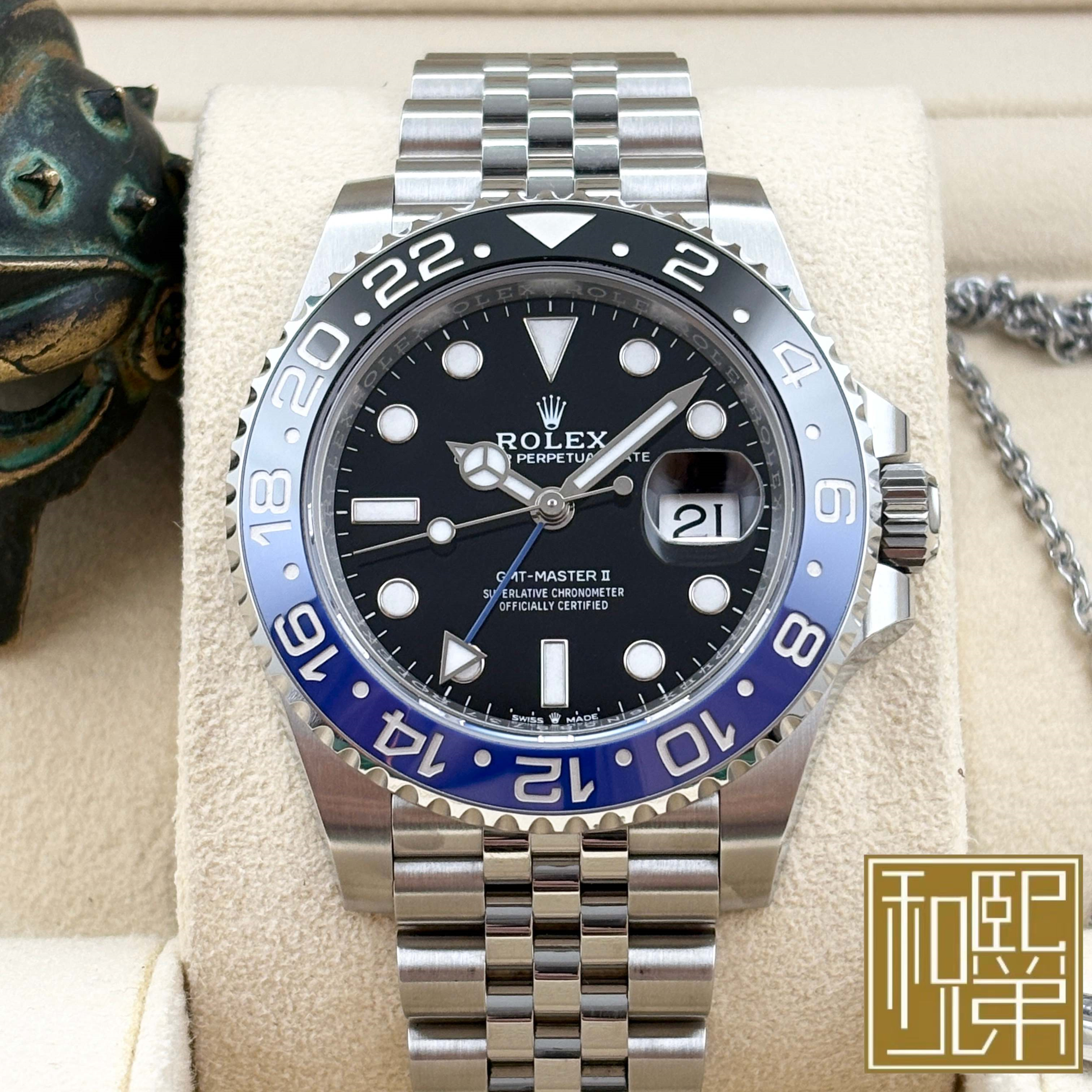 95新 Rolex/劳力士 格林尼治/m126710blnr-0002/五珠国米/23全/40