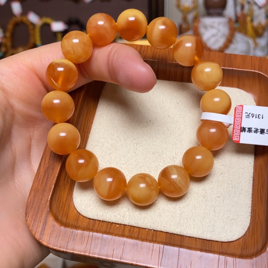 【闪购商品】手链蜜蜡未镶嵌手串