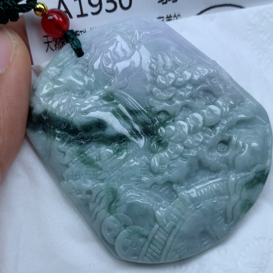 翡翠颈饰未镶嵌吊坠