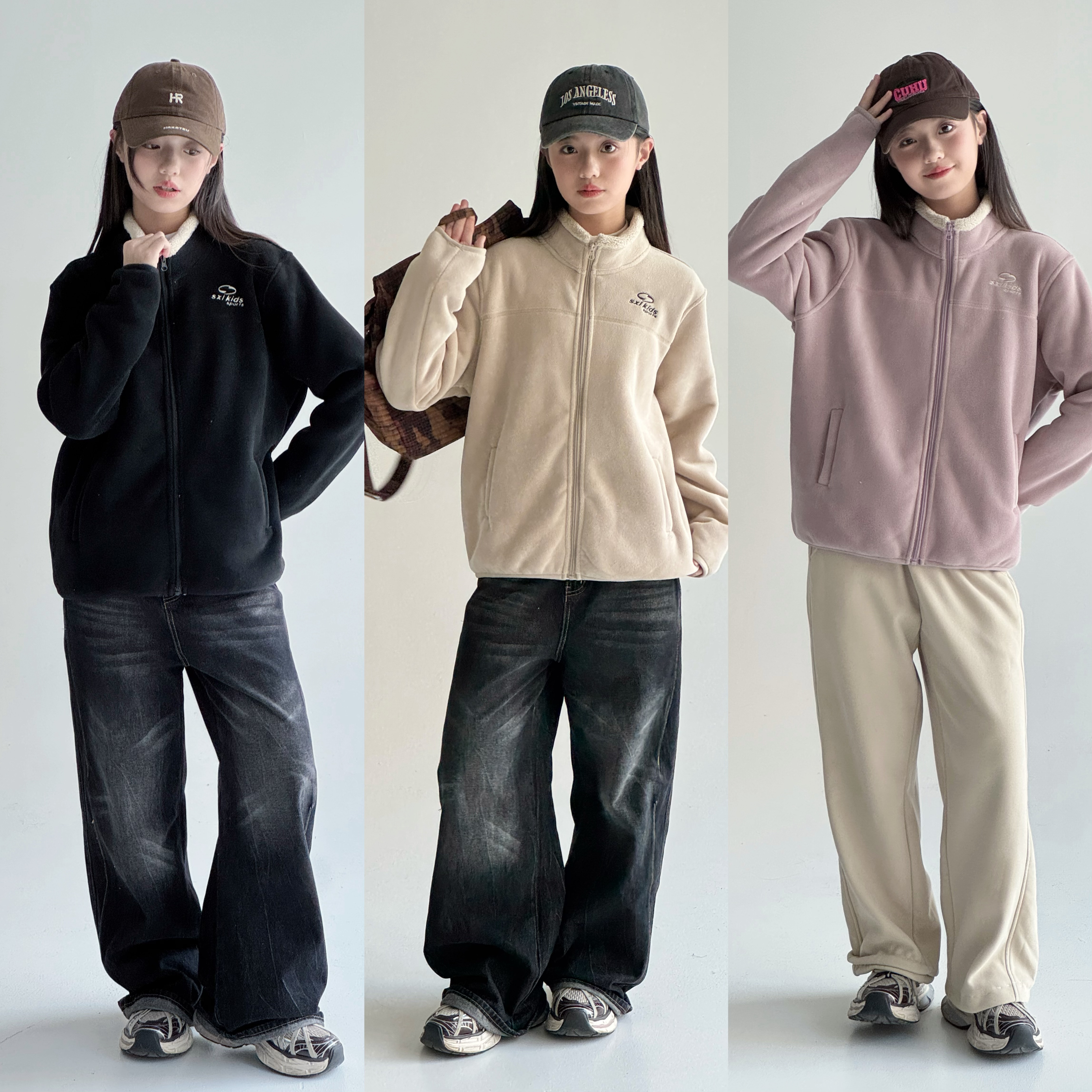 中大童2025冬季新款外套洋气加厚加绒男孩女孩秋冬棉衣5811