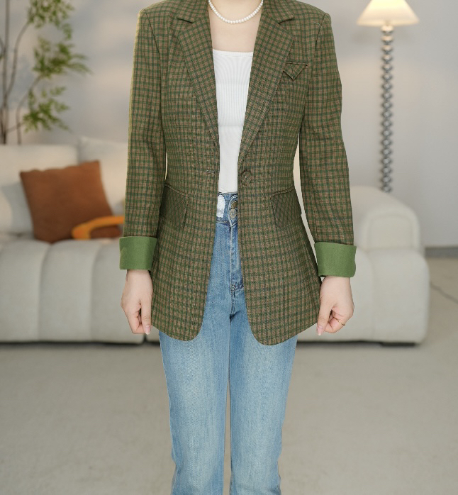 W288小西装外套春秋款户外透气韩版长袖