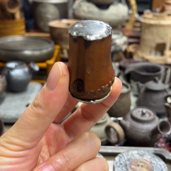 竹子锡盖置一个一个