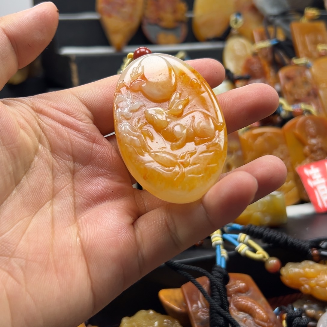 石英质玉（黄龙玉）未镶嵌多选一发货