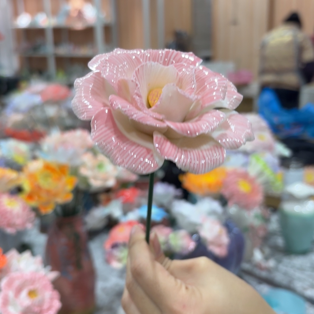 陶瓷花，20元发货，退款拉黑