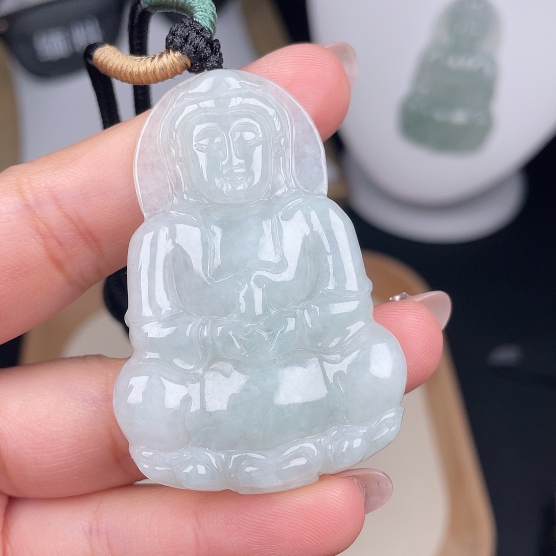 翡翠未镶嵌颈饰za028-6