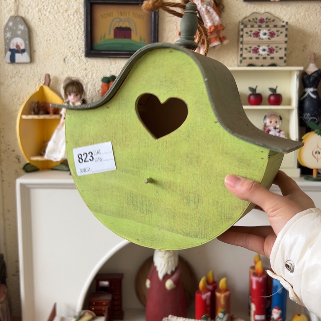 木默认微瑕微脏！外贸样品挂件摆件823