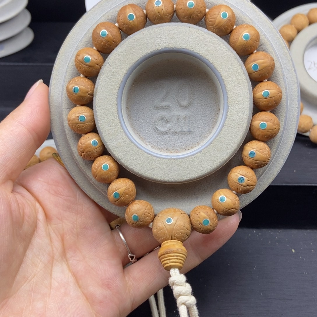 凤眼菩提手串12.5➕松