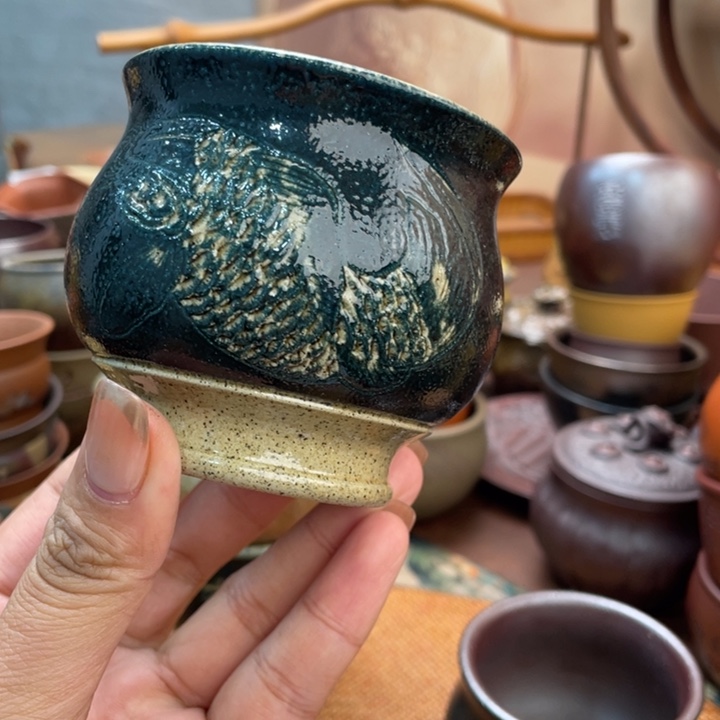 紫砂茶杯年*原矿紫砂主人杯