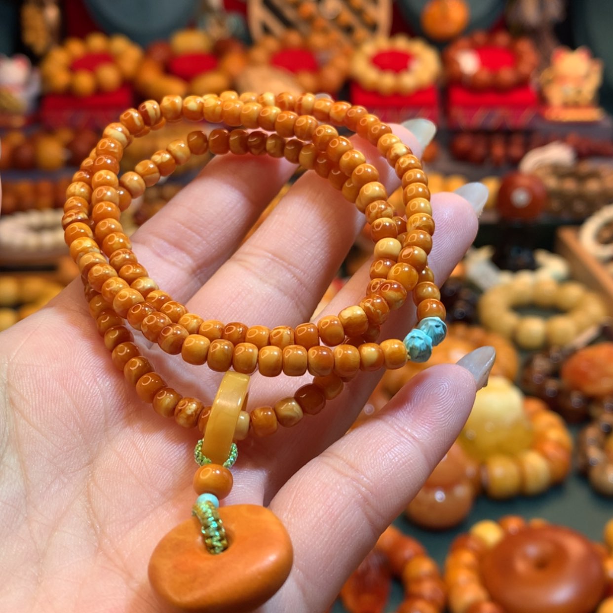 【闪购商品】蜜蜡手链未镶嵌蜜蜡手链