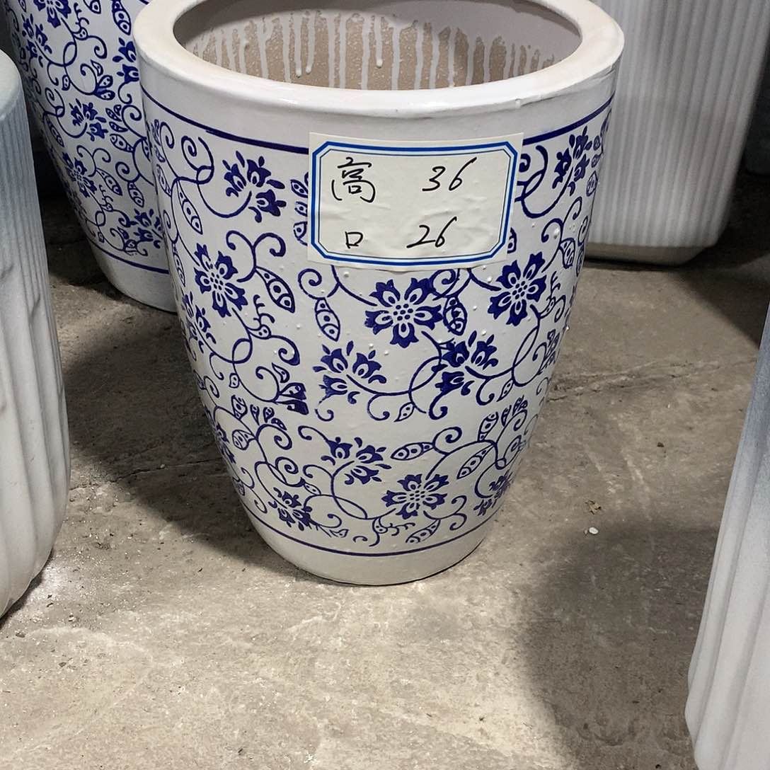 高温陶瓷花盆微瑕