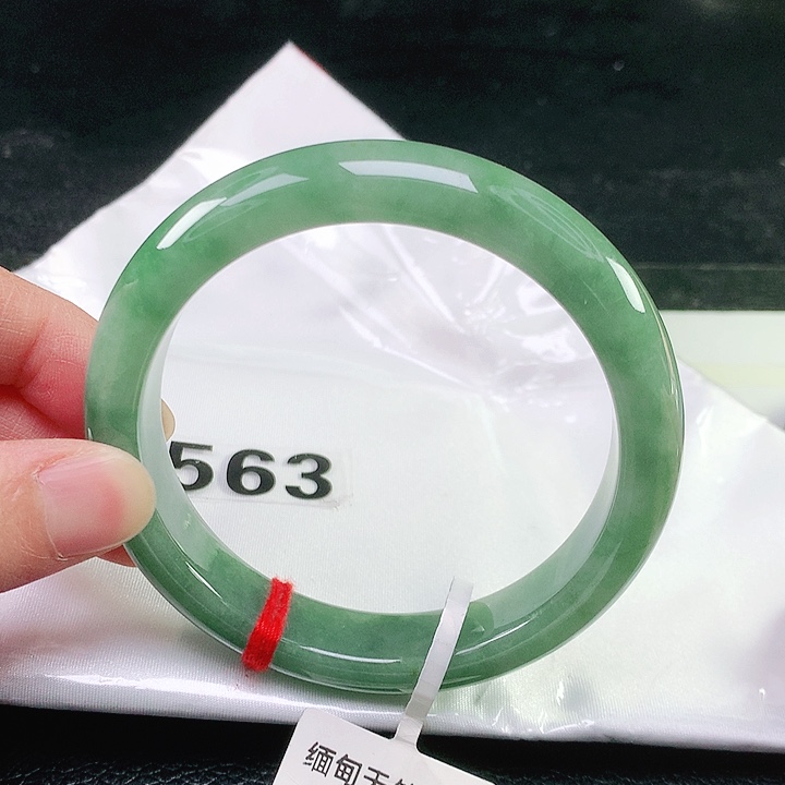 未镶嵌手镯翡翠62圈口563