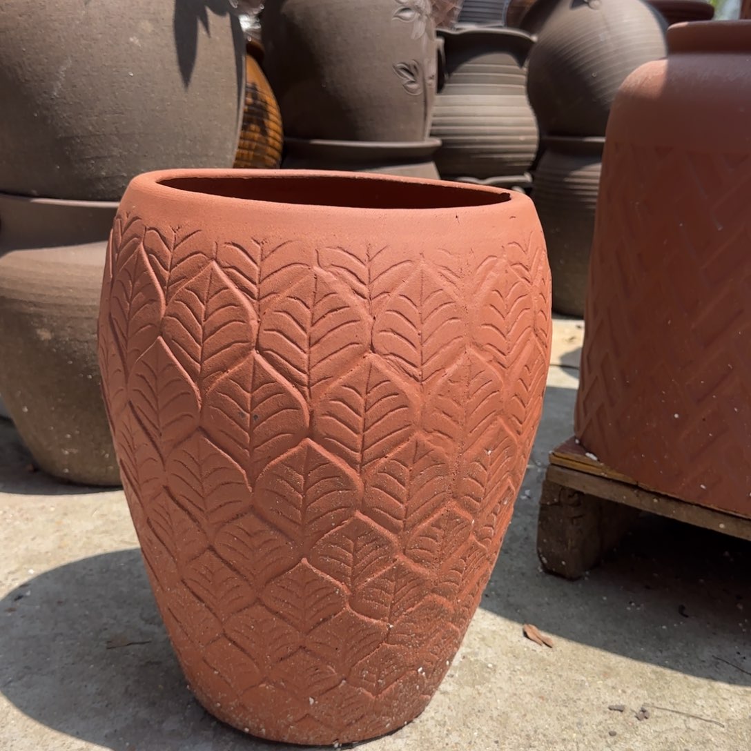 紫砂花盆口25高36宜兴紫砂瑕疵硌皮