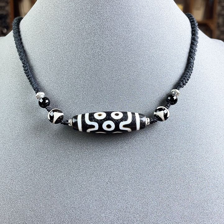 玛瑙/玉髓颈饰合金