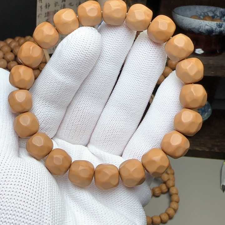 猴头核桃手串大面哑光无相奶酪 一级精品 3-5小时上色