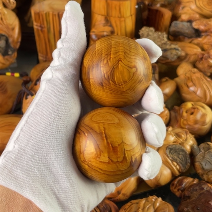 崖柏5.0精品药香手球