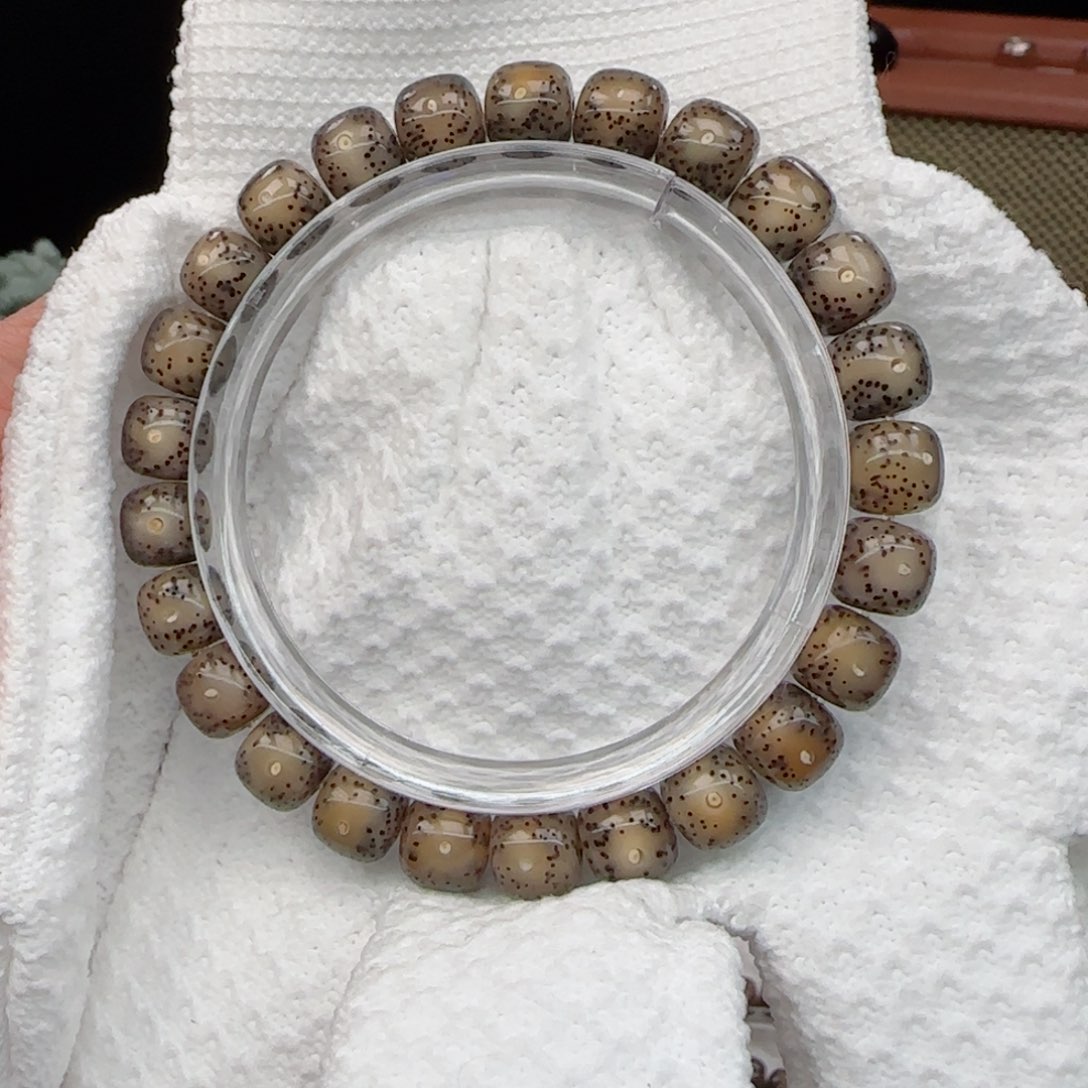 星月菩提手串冰糖火烧云9*8