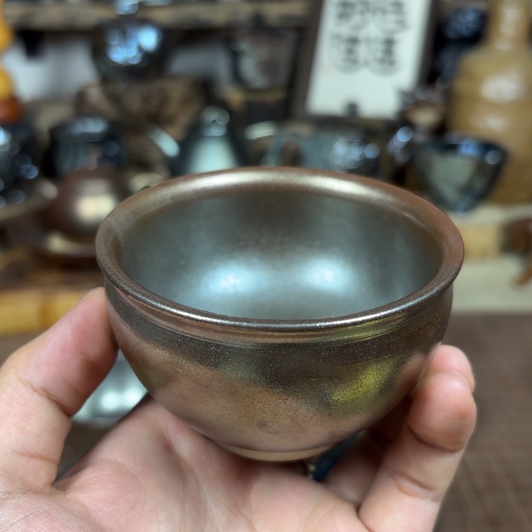 建水紫陶三木柴烧100cc