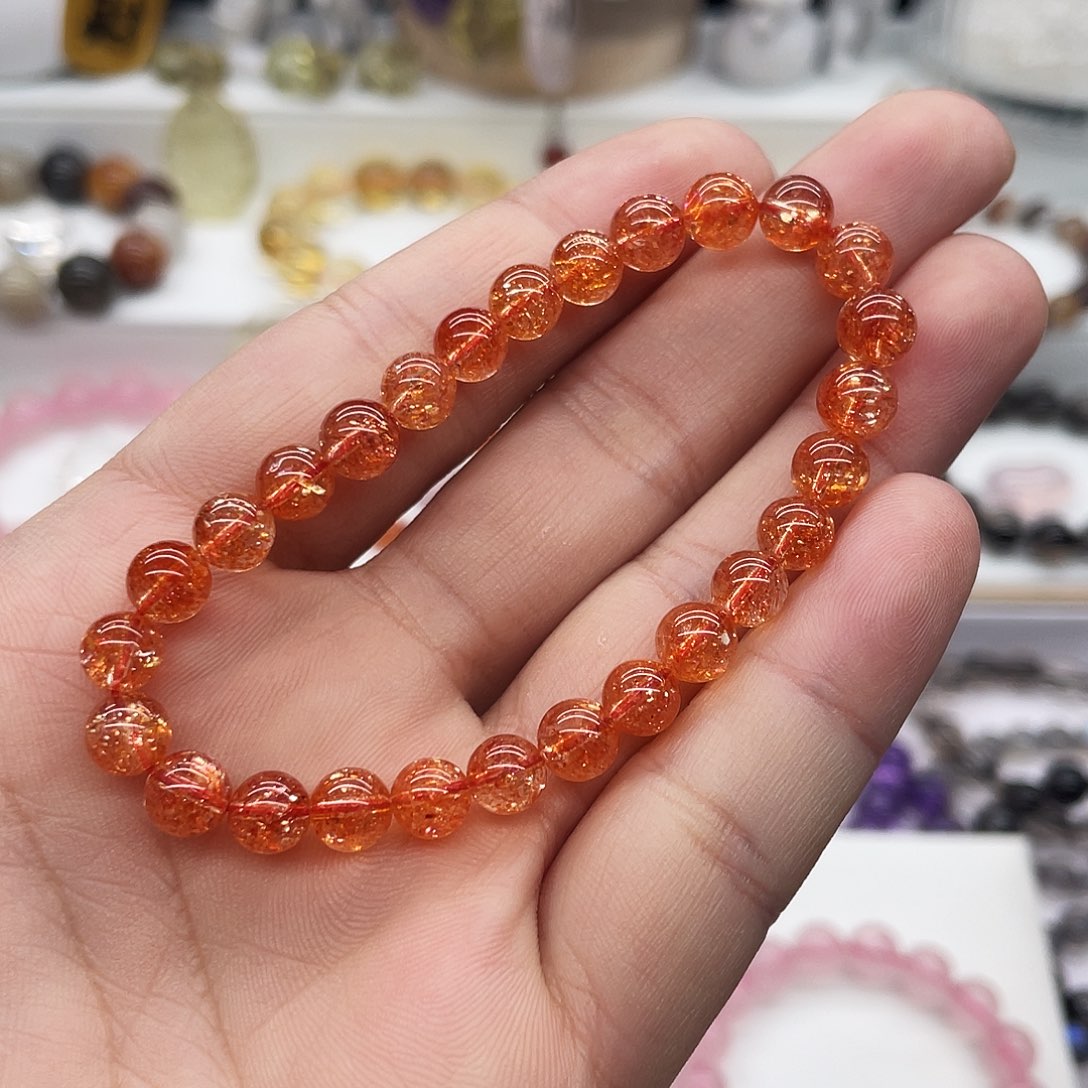 日光石手串未镶嵌