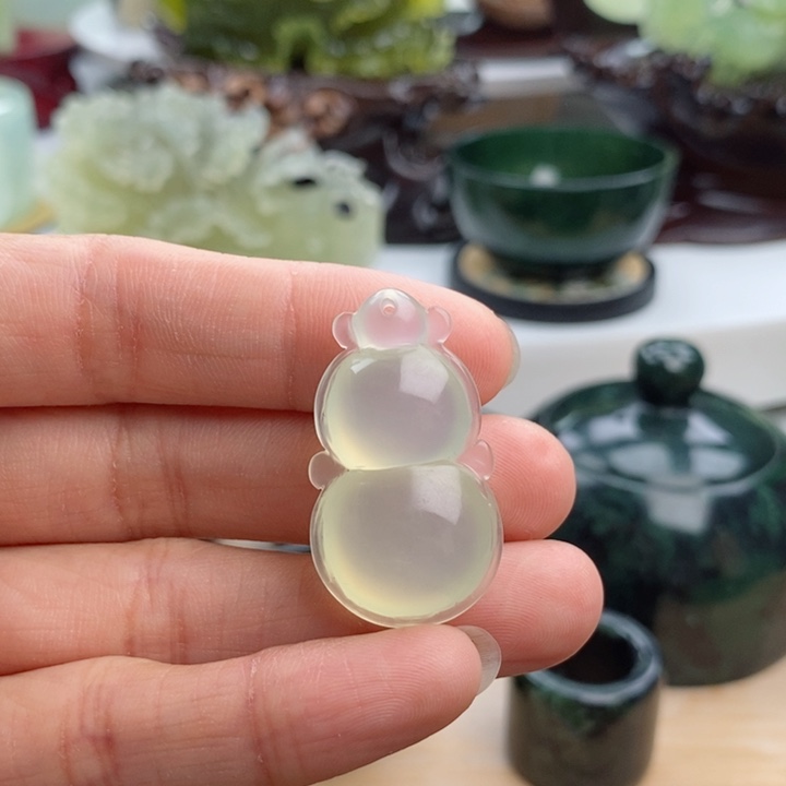 岫玉四大名玉挂件未镶嵌辰*