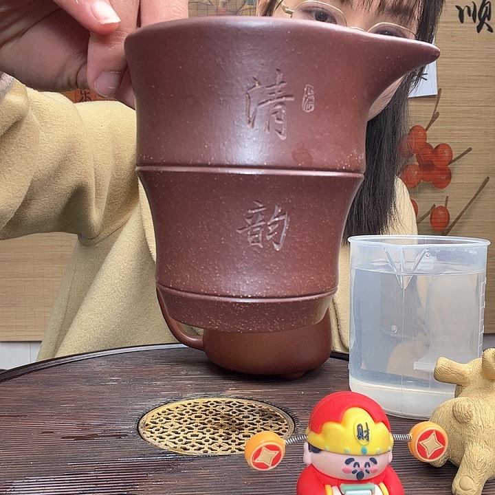 紫砂茶杯原矿紫砂杯