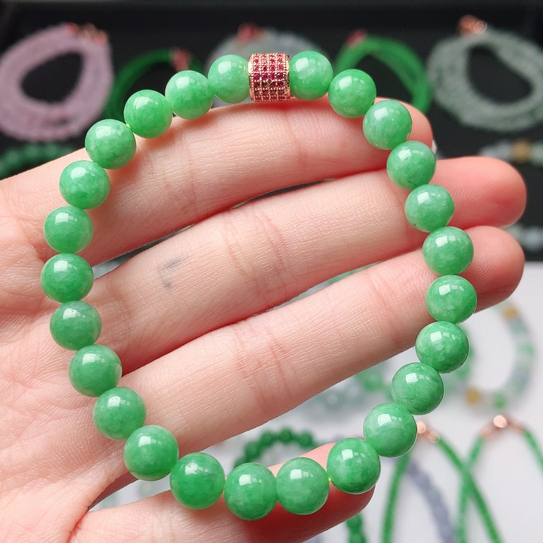 翡翠未镶嵌手链翡翠