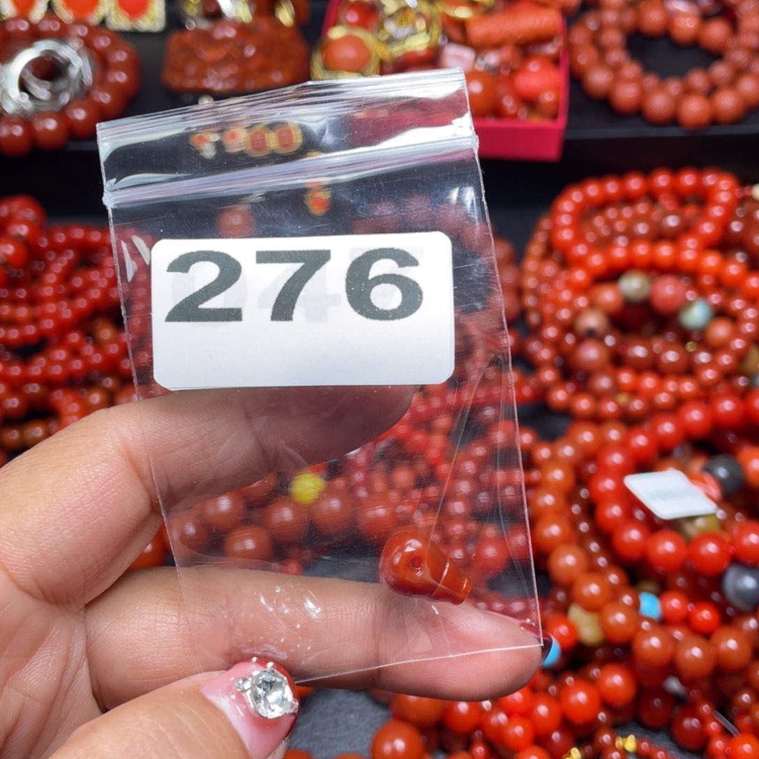 南红玛瑙珠子未镶嵌高***D