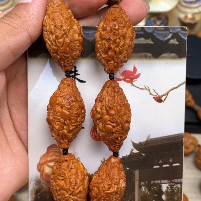 【闪购商品】橄榄核吊坠橄榄手工雕刻工艺