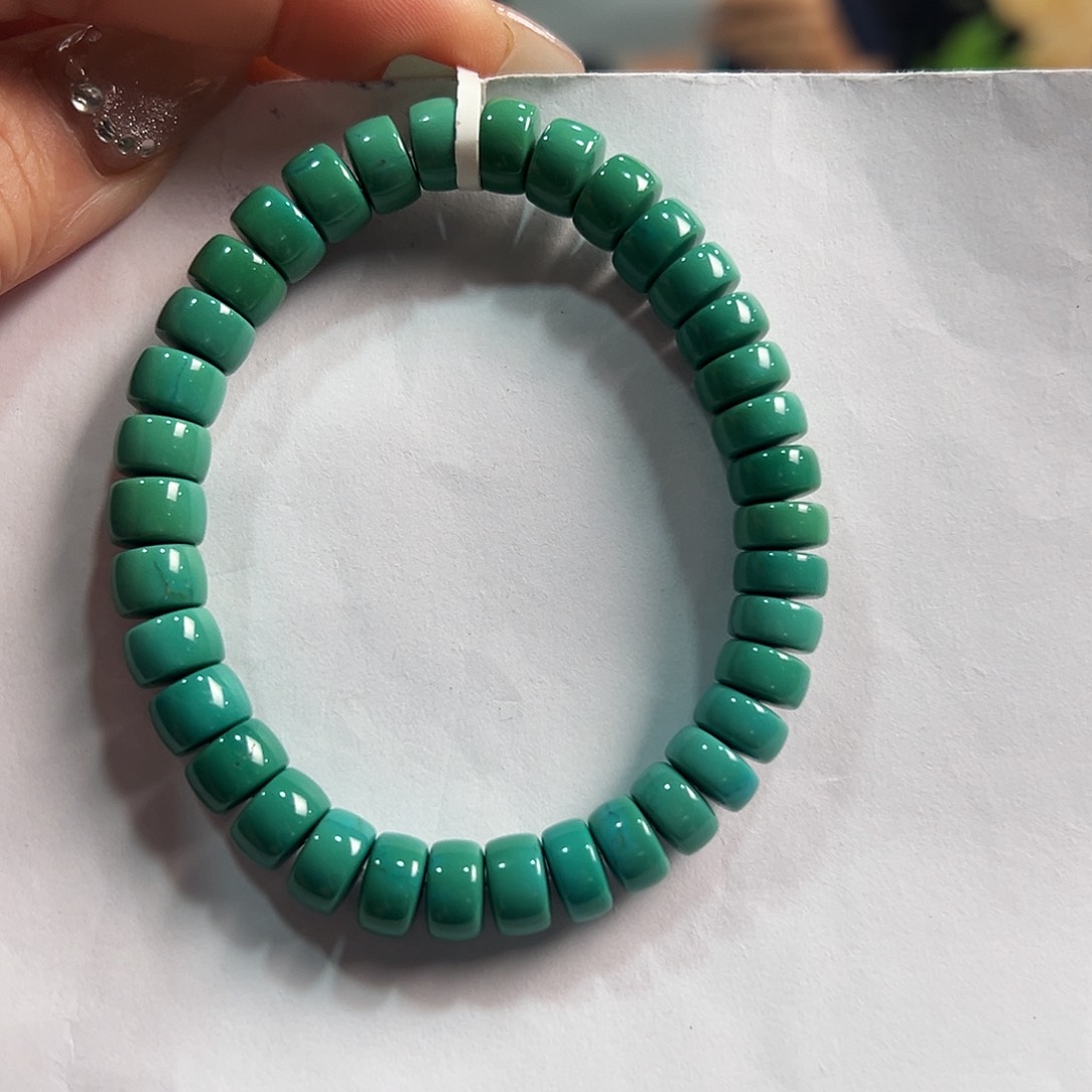 未镶嵌绿松石手串卡8➕