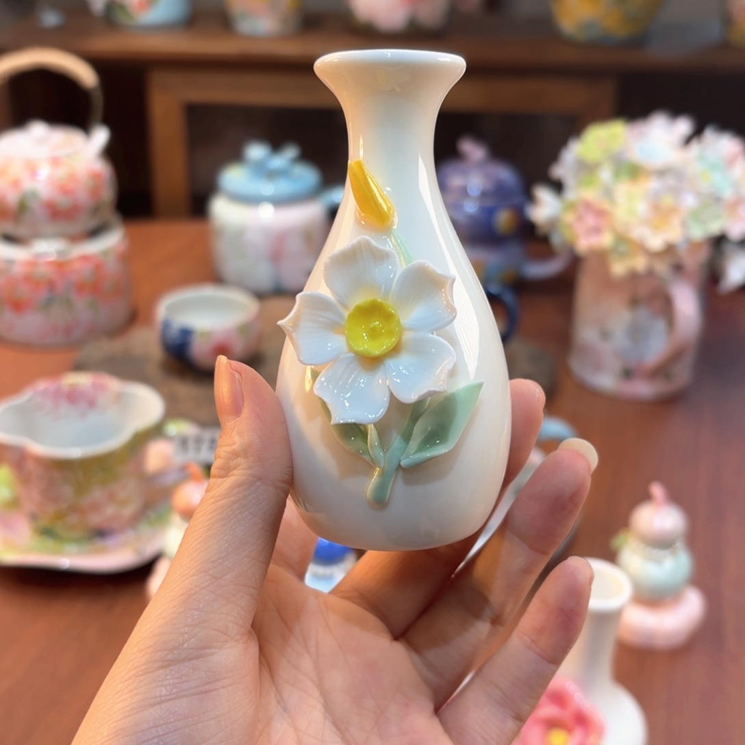 景德镇手绘高温釉下彩陶瓷茶具