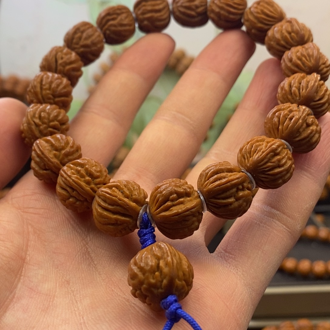 桃核手串16火麒麟手串